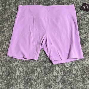 Ava & Viv Lavender Biker Shorts